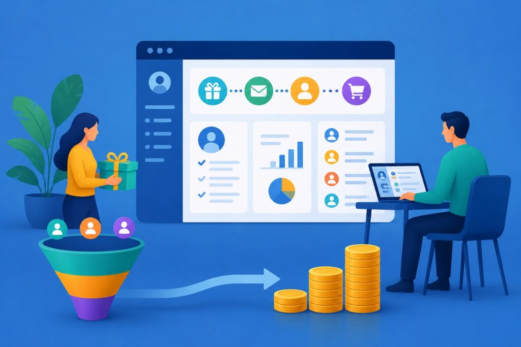 Using CRM Tools to Track Clients from Free Offers to Sales